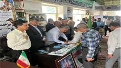 برگزاری میز خدمت در دومین روز از هفته جهاد کشاورزی جنوب کرمان